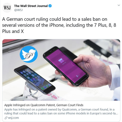 ممنوعیت فروش آیفون در آلمان